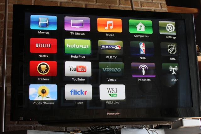 apple tv screen