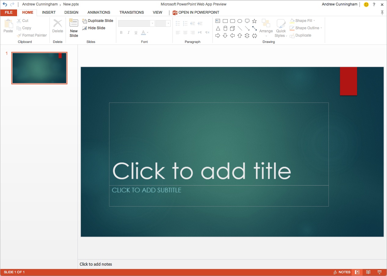 powerpoint desktop app mac