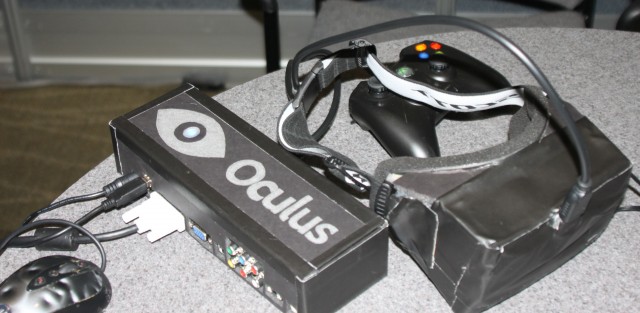 Tidig prototyp av Oculus Rift