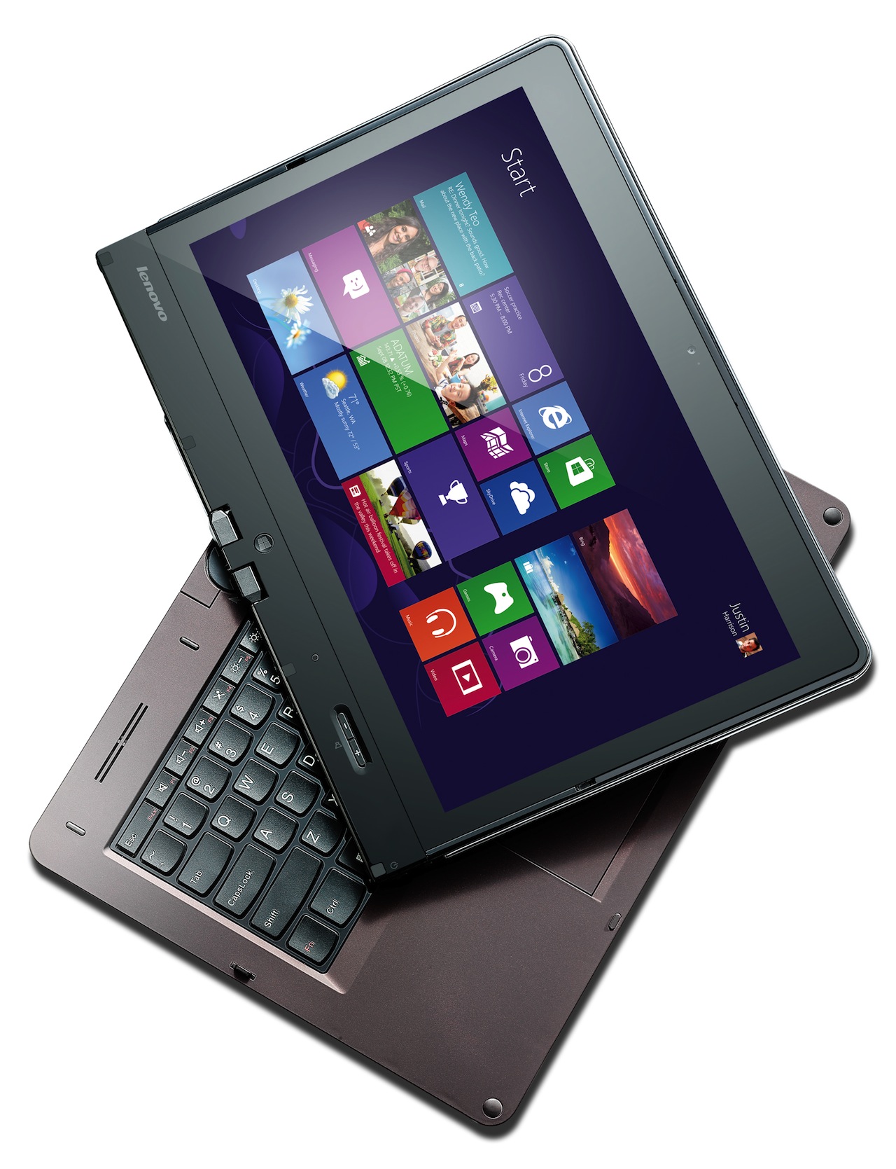 Lenovo unveils slew of tablets with keyboards, laptops with