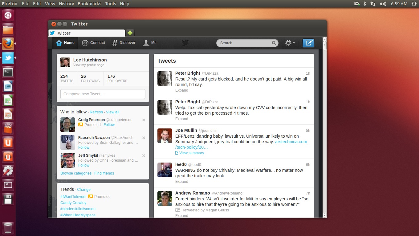 Ubuntu Twitter