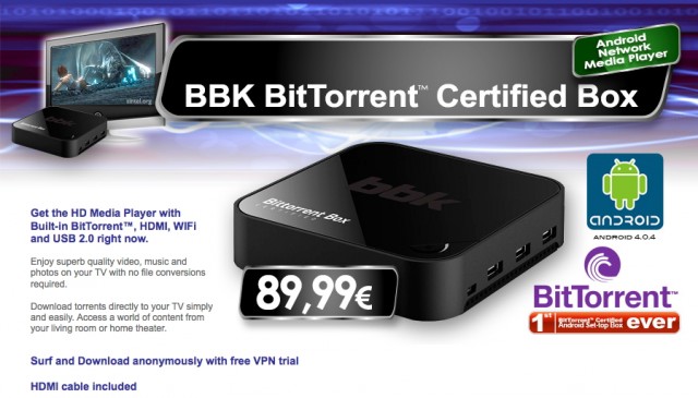 The provenance of the BBK BitTorrent Certified Box is highly ...