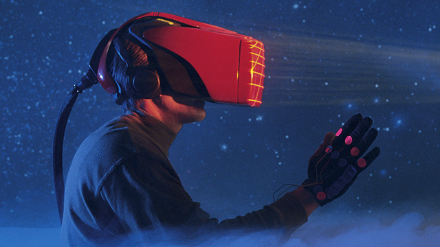 virtual reality helmet