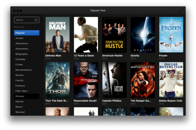 apps like popcorn time for mac book