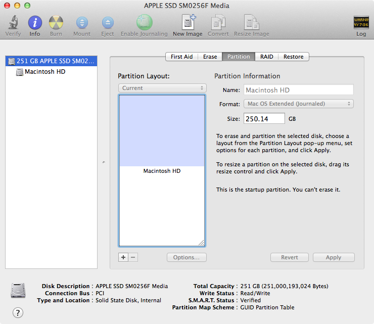partition a external hard drive for a different scheme in mac