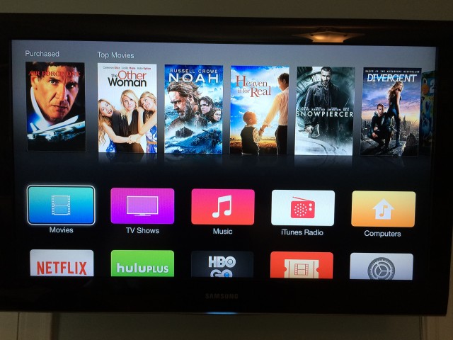 photo of Apple TV picks up flatter, redesigned interface in iOS 8 image