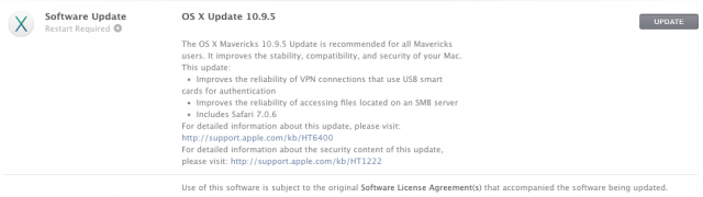 photo of Apple releases OS X 10.9.5 with fixes, new code signing requirements image