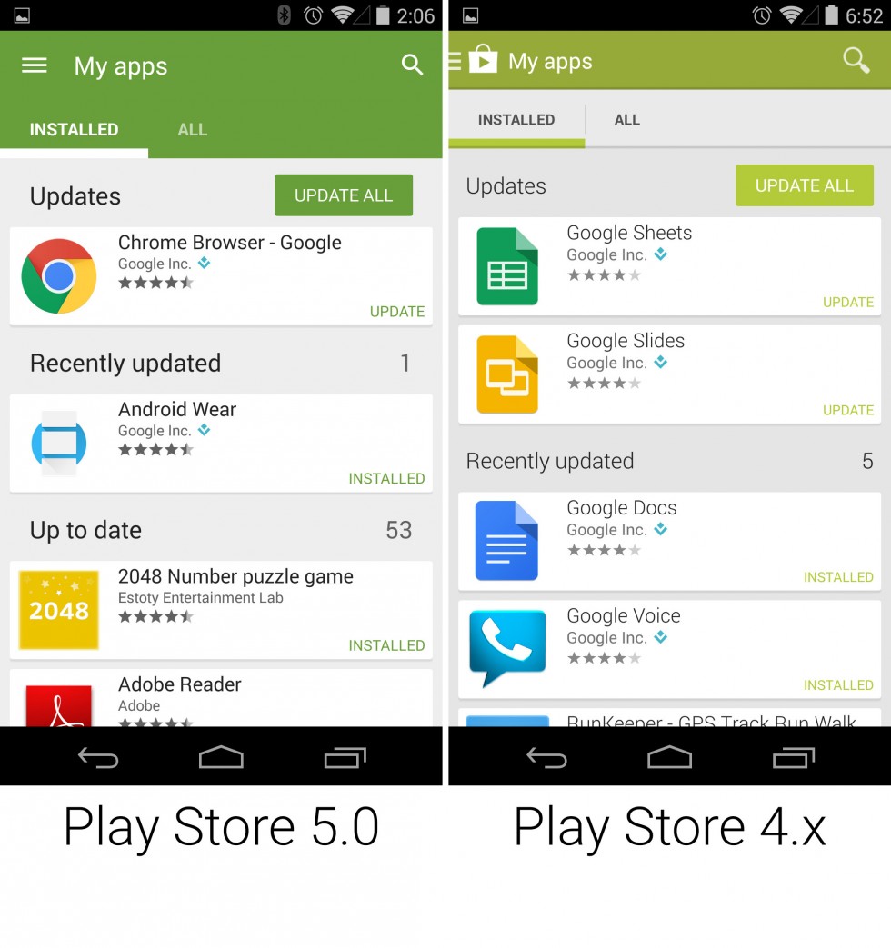 Gallery: Google Play Store Gets A Material Design Makeover | Ars Technica