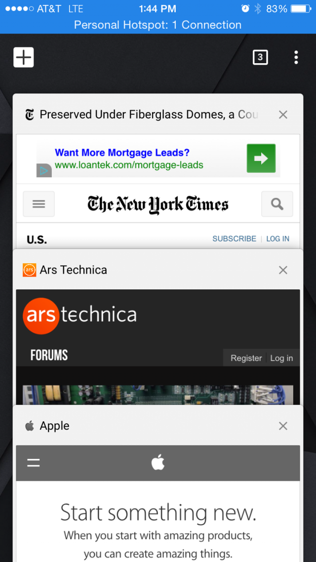 photo of Chrome for iOS adds Material Design, plays better with OS X Yosemite image