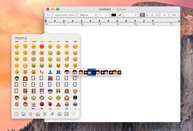 photo of OS X 10.10.3 beta points toward better emoji diversity image