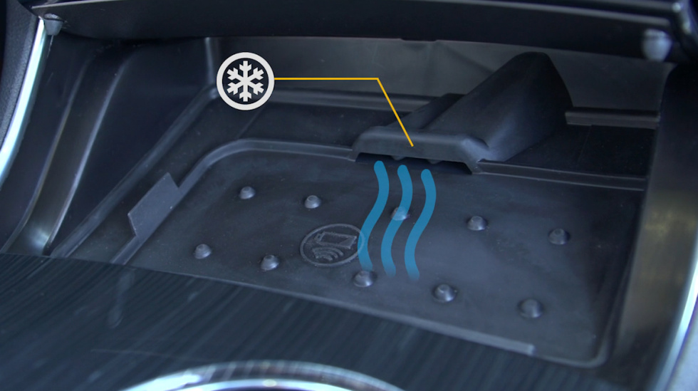 photo of Chevy’s “Active Phone Cooling” will air condition your charging phone image