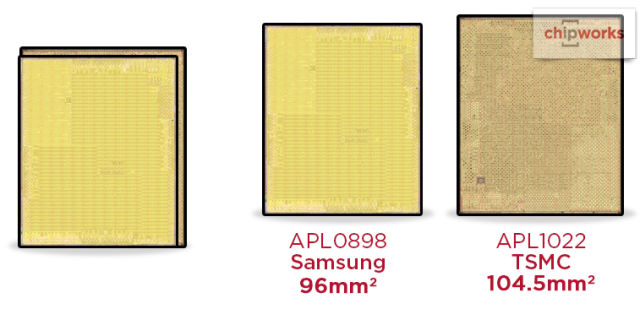 photo of Chipworks: Both Samsung and TSMC are making the A9 chip for Apple image