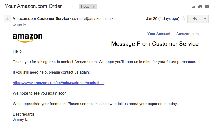 will amazon customer support call me
