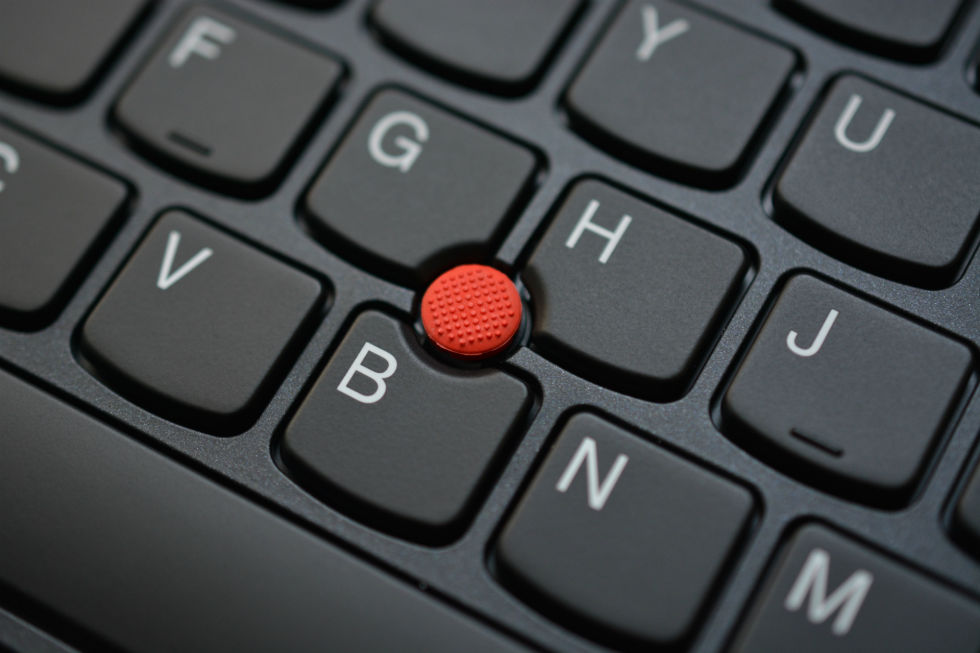 lenovo thinkpad red button on keyboard