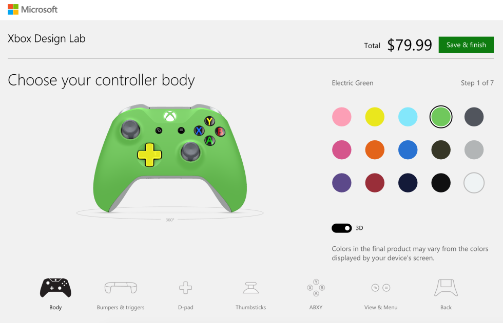 Xbox контроллер