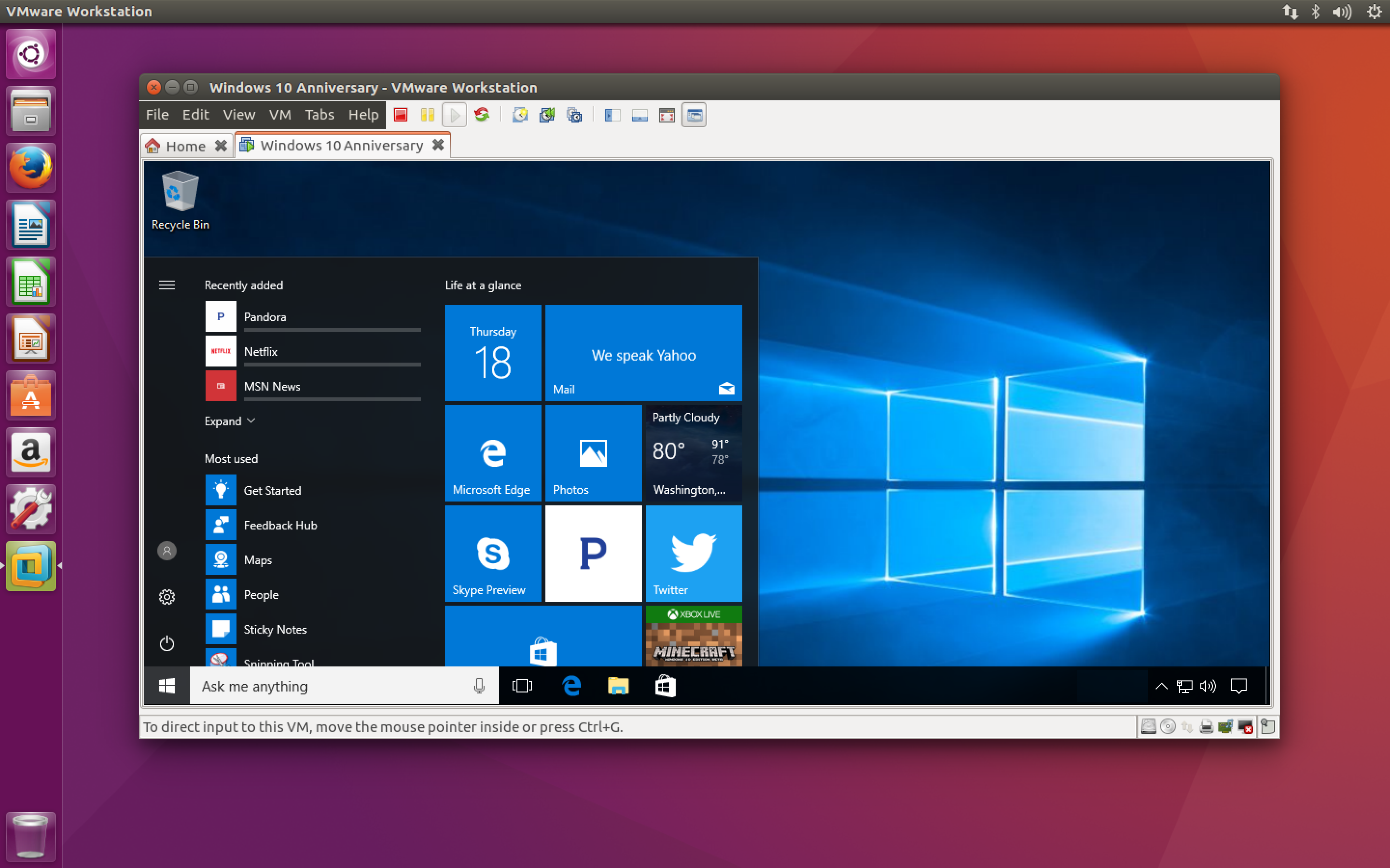 vmware workstation 12 windows 10