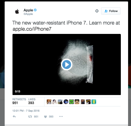 Whoops, this tweet seemed to mysteriously disappear after today's Apple event got rolling.
