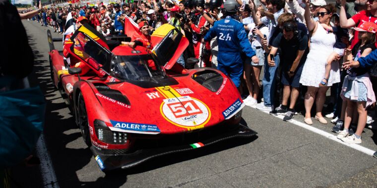 Ferrari Wins The 24 Hours Of Le Mans After A 50 Year Absence Ars Technica