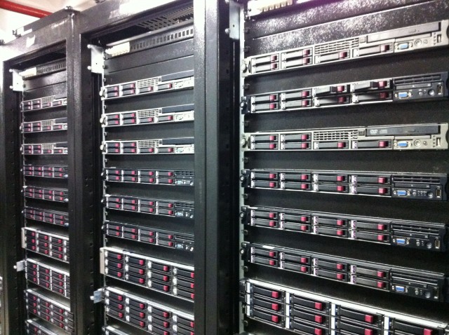 A view inside Mimecast's current data center in South Africa