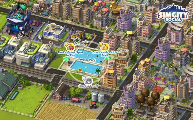 These kind of "friend or foe" decisions are what pass for multiplayer interaction in <em>SimCity Social</em>.