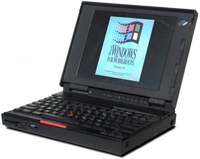 An IBM Thinkpad 750c