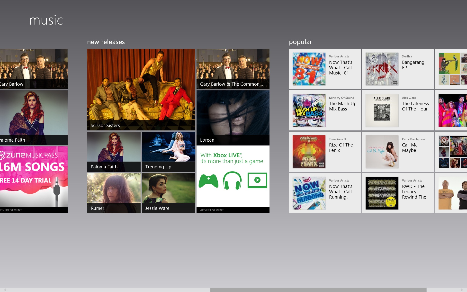 xbox app windows 8