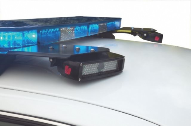 PIPS Technology's LPR fits right on the top of squad cars.