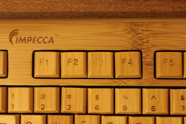There's not much contrast between the print on the keys and the keys themselves anyway, but some keys, like the F3 key shown above, are even lighter than the others.