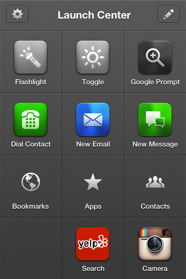 Launch Center Pro is the new speed dial for your iPhone.