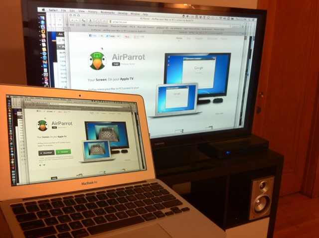 AirParrot worked well with a 2010 Core 2 Duo MacBook Air.