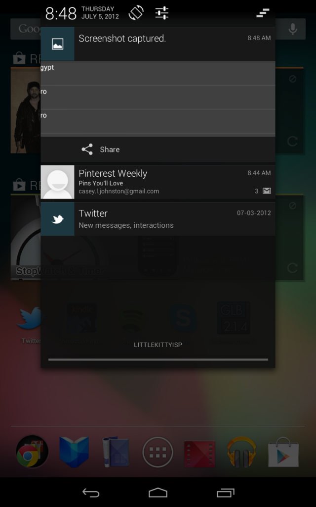 We love the tweaks to the notifications window, especially the quick links to settings and an orientation lock.