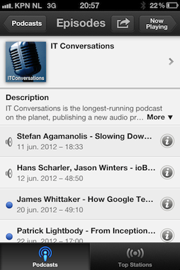 Podcasts is easily confused