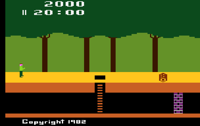 old atari game