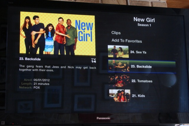 You can add a show to your Hulu favorites when you navigate to the season you want.