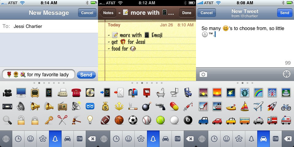 How To Enable Emoji Icons On Iphones Via Cheap App Ars Technica