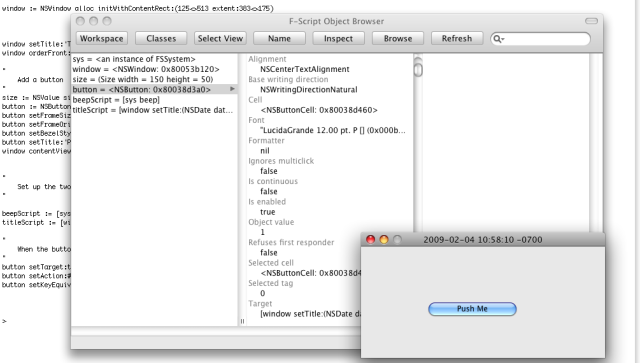 F-Script: Command-line Cocoa shell goes beta - Ars Technica