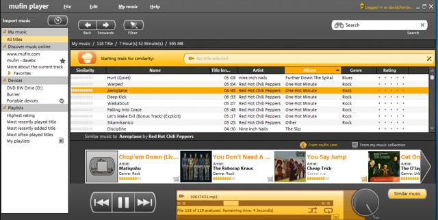 Hands on: Mufin brings music discovery to your desktop