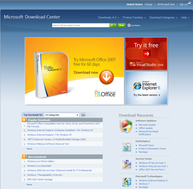 microsoft download center for mac