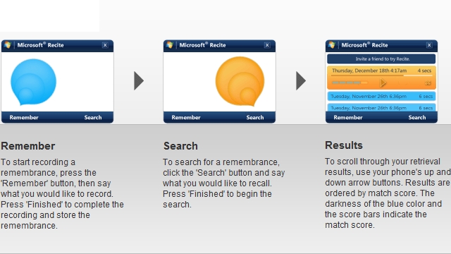 Microsoft Recite for Windows Mobile previewed - Ars Technica