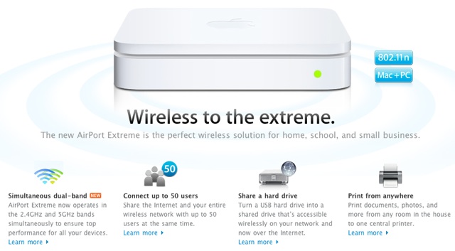 Apple dual-band to AirPort, Time Capsule | Ars Technica