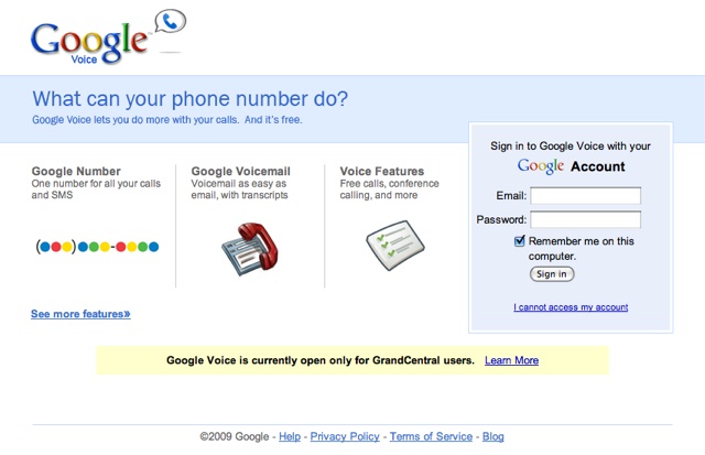 Google Voice to finally take GrandCentral's place