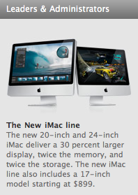 apple education pricing imac