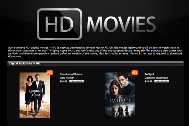 new itunes movies to rent