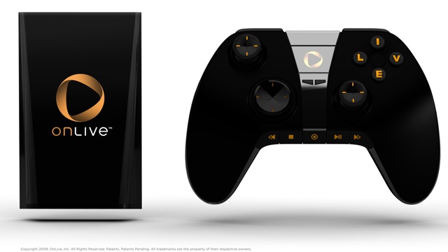 Early prototypes for the OnLive controller and microconsole.