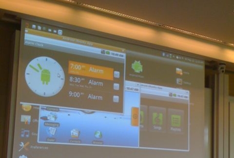 Android applications running on the Ubuntu Netbook Remix