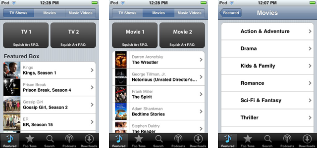 Rumor Itunes On Iphone May Get Direct Movie Tv Downloads Ars Technica