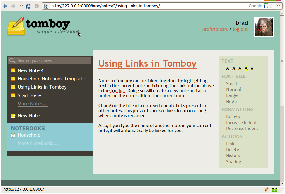 Tomboy Note App Gains Web Sync Showcases Power Of Open Web Ars