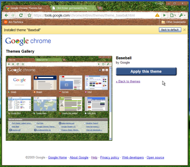 Chrome 3 out, JavaScript performance increased 150% since v1 - Ars Technica