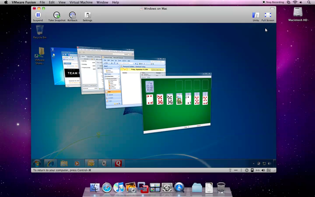 vmware fusion for mac and windows 8x64