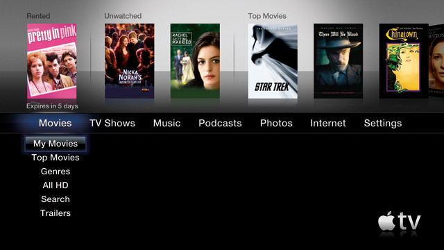 Apple TV  update adds Internet radio, new menu system | Ars Technica